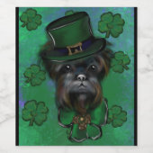 AFFENPINSCHER ワインラベル (シングルラベル)