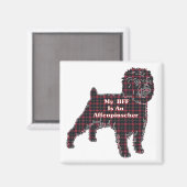 AFFENPINSCHER BFF ギフト マグネット (正面/裏面)