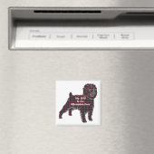 AFFENPINSCHER BFF ギフト マグネット (インサイチュ (食洗機))