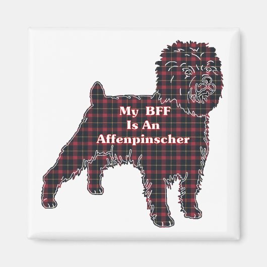 AFFENPINSCHER BFF ギフト マグネット (正面)