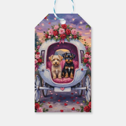 Affenpinscher Dog Valentine's Day ギフトタグ (裏面)