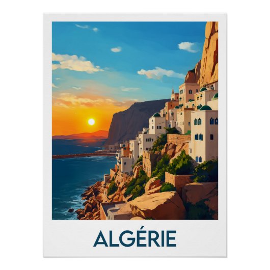 Affiche Algérie ポスター (正面)