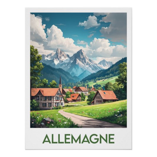 Affiche Allemagne ポスター (正面)