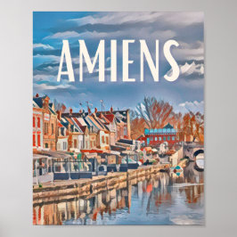 Affiche Amiens写真ヴィンテージ ポスター