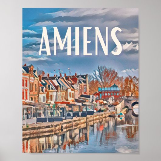 Affiche Amiens写真ヴィンテージ ポスター (正面)