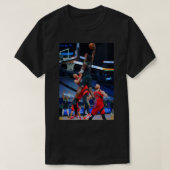 Affiche Anthony Edwards Dunk sur Yuta Watanabe Tシャツ (デザイン正面)