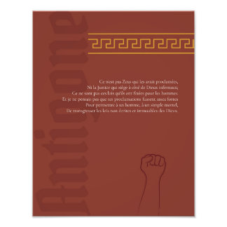 Affiche Antigone フォトプリント