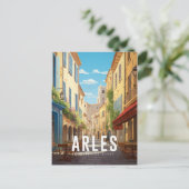 Affiche Arles - France - illustration ポストカード (スタンド正面)