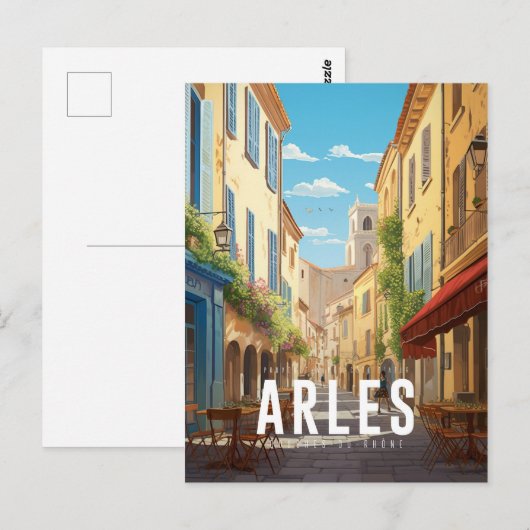 Affiche Arles - France - illustration ポストカード (正面/裏面)