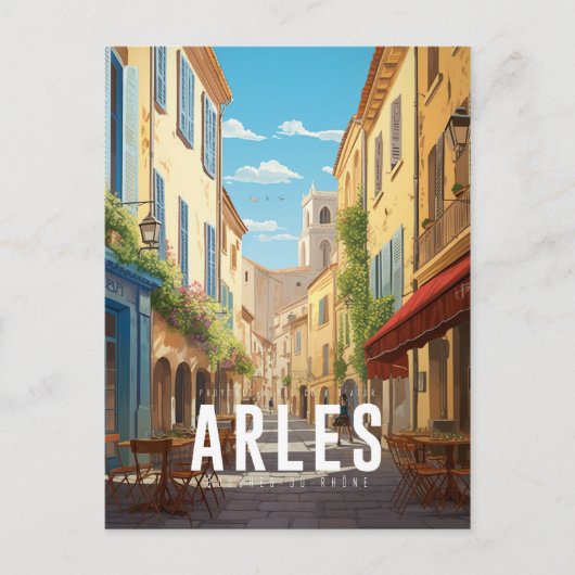 Affiche Arles - France - illustration ポストカード (正面)