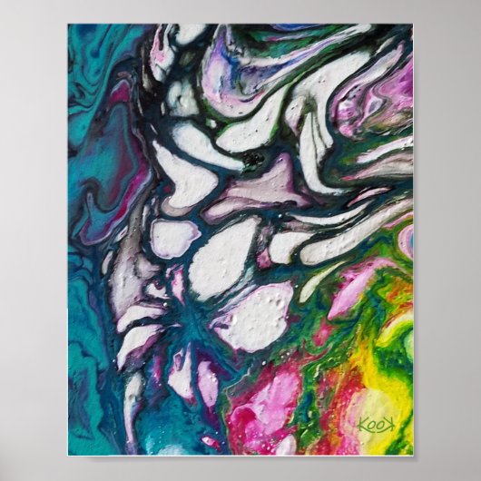 Affiche - Art Abstrait pour décoration murale ポスター (正面)