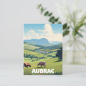Affiche Aubrac - Auvergne-Rhône-Alpes - France - ポストカード (スタンド正面)