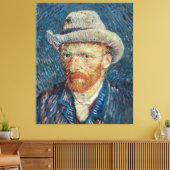 Affiche Auto portrait de Van Gogh キャンバスプリント (インサイチュ (リビング))