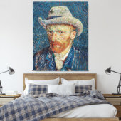 Affiche Auto portrait de Van Gogh キャンバスプリント (インサイチュ (寝室))