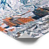 Affiche Avoriaz Station de ski  ポスター (角)