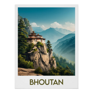 Affiche Bhoutan ポスター