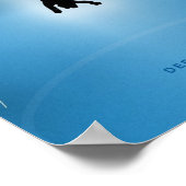 Affiche Bleu Profond ポスター (角)