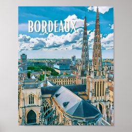 Affiche Bordeaux写真ヴィンテージ ポスター