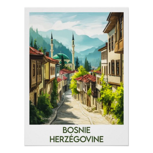 Affiche Bosnie-Herzégovine ポスター (正面)