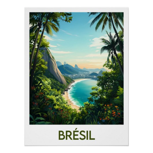 Affiche Brésil ポスター (正面)