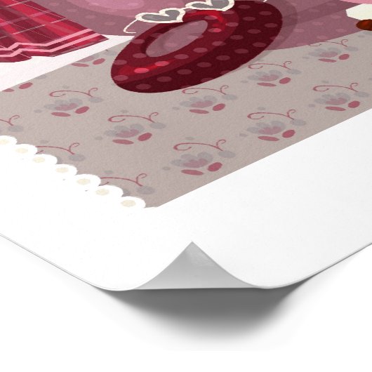 Affiche café pour votre cuisine ポスター (角)