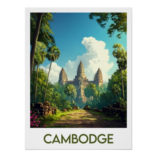 Affiche Cambodge ポスター (正面)