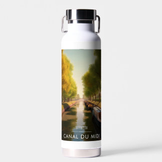 Affiche Canal du midi - France - illustration ウォーターボトル