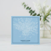 Affiche Carte de Pointe-à-Pitre, Guadeloupe (スタンド正面)