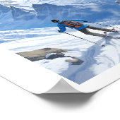 Affiche Chamonix - France - Mont-blanc illustratio ポスター (角)