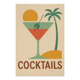 Affiche Cocktails - Minimal ポスター