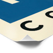 Affiche Cocktails - Style structuré ポスター (コーナー)