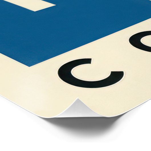 Affiche Cocktails - Style structuré ポスター (コーナー)