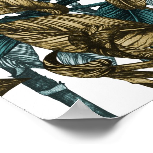 Affiche Collection Roseplatine® design ポスター (角)