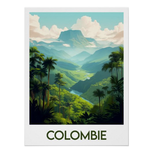Affiche Colombie ポスター (正面)