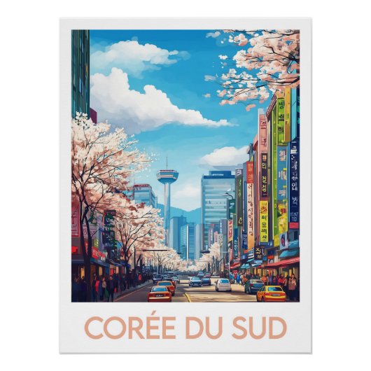 Affiche Corée du Sud ポスター (正面)