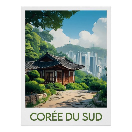 Affiche Corée du Sud ポスター (正面)