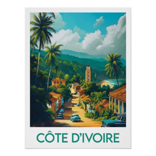 Affiche Côte d’Ivoire ポスター (正面)