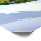 Affiche Courchevel - France - Auvergne-Rhône-Alpes ポスター (角)