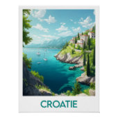 Affiche Croatie ポスター (正面)