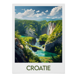 Affiche Croatie ポスター