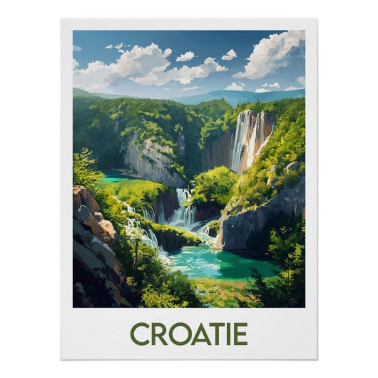 Affiche Croatie ポスター (正面)