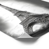 Affiche Dessin de la Tour Eiffel  ポスター (角)