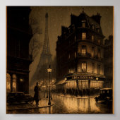 Affiche Dessin Paris ancien  ポスター (正面)