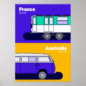 Affiche France - Australie ポスター (正面)