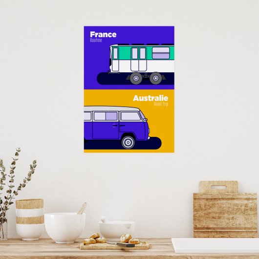 Affiche France - Australie ポスター (キッチン)