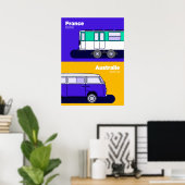 Affiche France - Australie ポスター (ホームオフィス)
