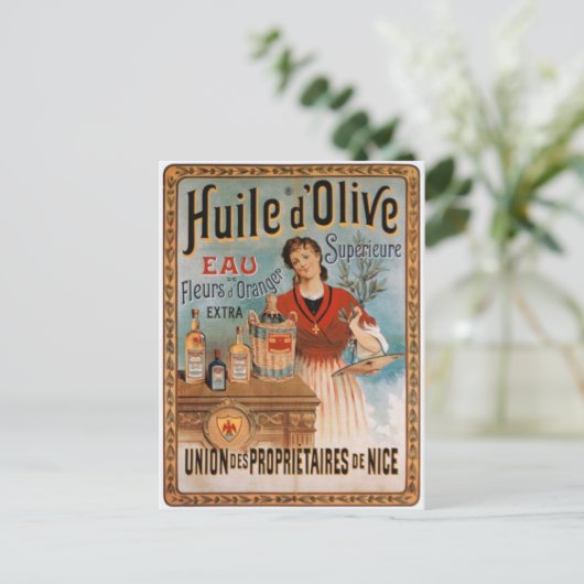 Affiche huile d'olive ポストカード (スタンド正面)
