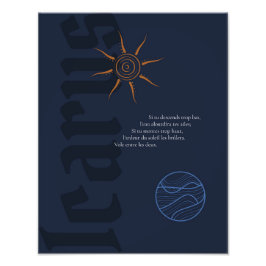 Affiche Icarus フォトプリント