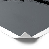 Affiche Landscape moon, tree & eagle wall art ポスター (角)