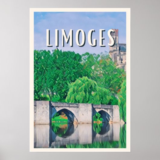 Affiche Limoges Photo Vintage  ポスター (正面)